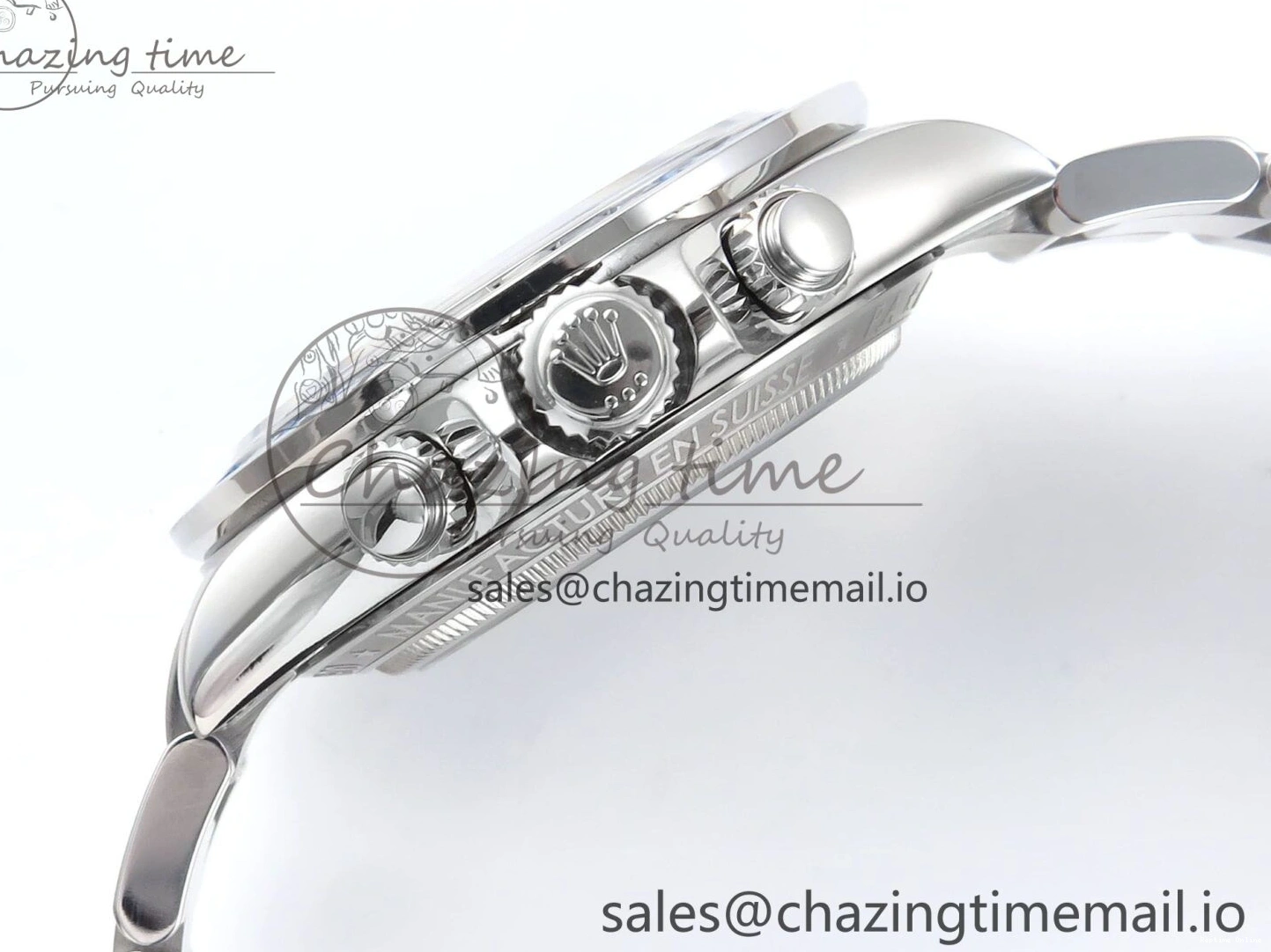 0124 Daytona Artisans SS GETF Best Edition Blue Skeleton Dial Diamonds Bezel on SS Bracelet DD Sleek 371